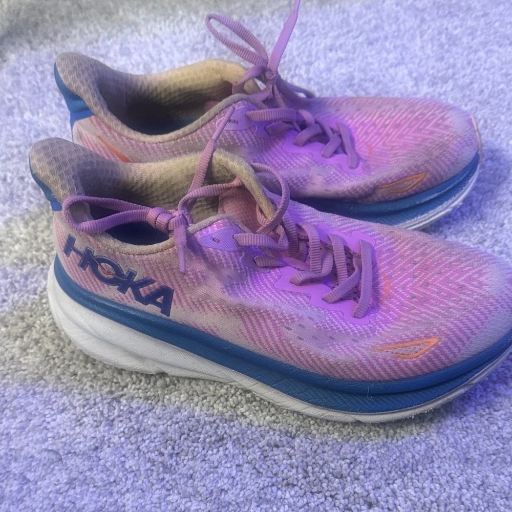 Hoka Women's Purple and Blue Athletic Shoes